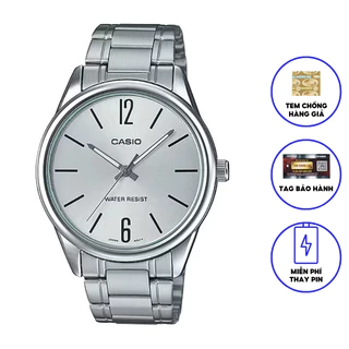 Đồng hồ nam dây kim loại chính hãng Casio MTP-V005D-7BUDF