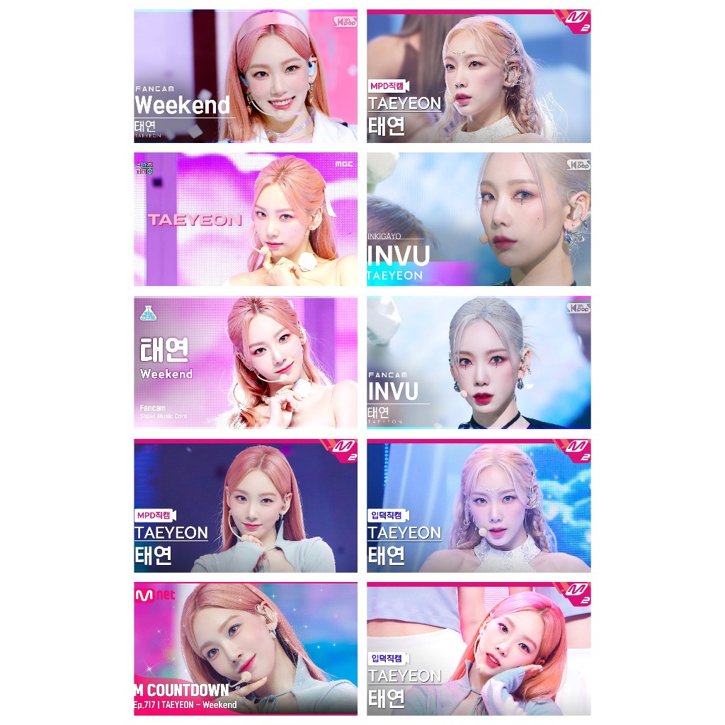 Lomo card 1 mặt 10 ảnh SNSD Taeyeon Thumbnail | Shopee Việt Nam