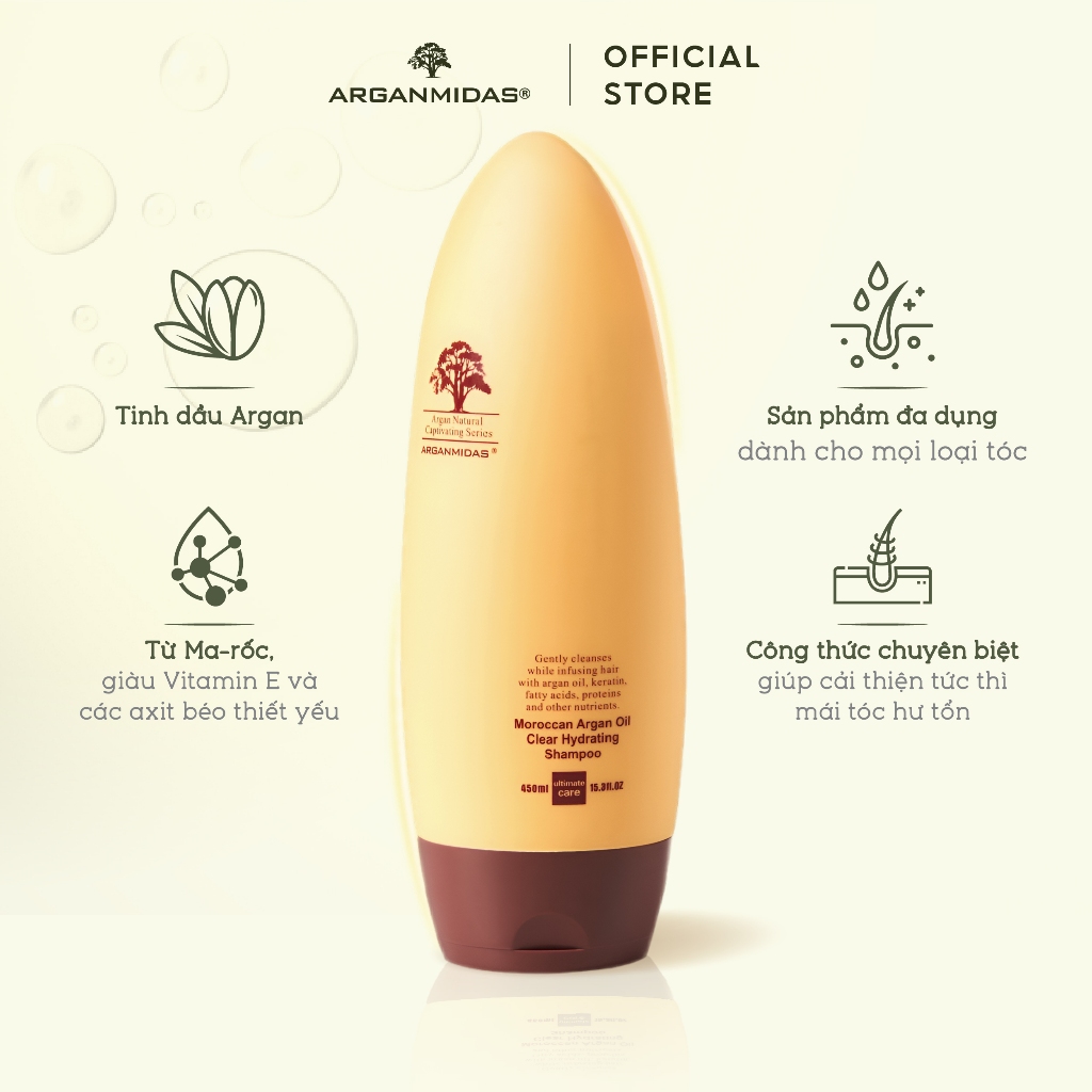 Ảnh Combo gội xả siêu dưỡng ẩm Arganmidas - 50ml 3