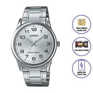 Đồng hồ nam dây kim loại chính hãng Casio MTP-V001D-7BUDF