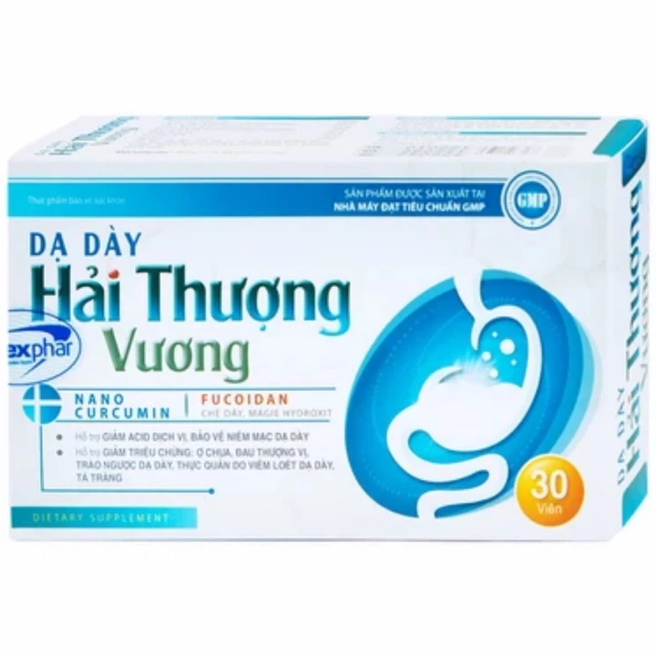 Viên uống Dạ Dày Hải Thượng Vương hỗ trợ giảm acid dịch vị, bảo vệ niêm mạc dạ dày (30 viên)
