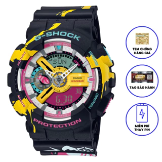 Đồng Hồ Casio Nam Dây Nhựa GSHOCK GA-110LL-1ADR Chính Hãng
