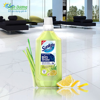 Nước lau sàn Sunlight Tinh dầu chanh sả Ngăn côn trùng | Chai 997ml