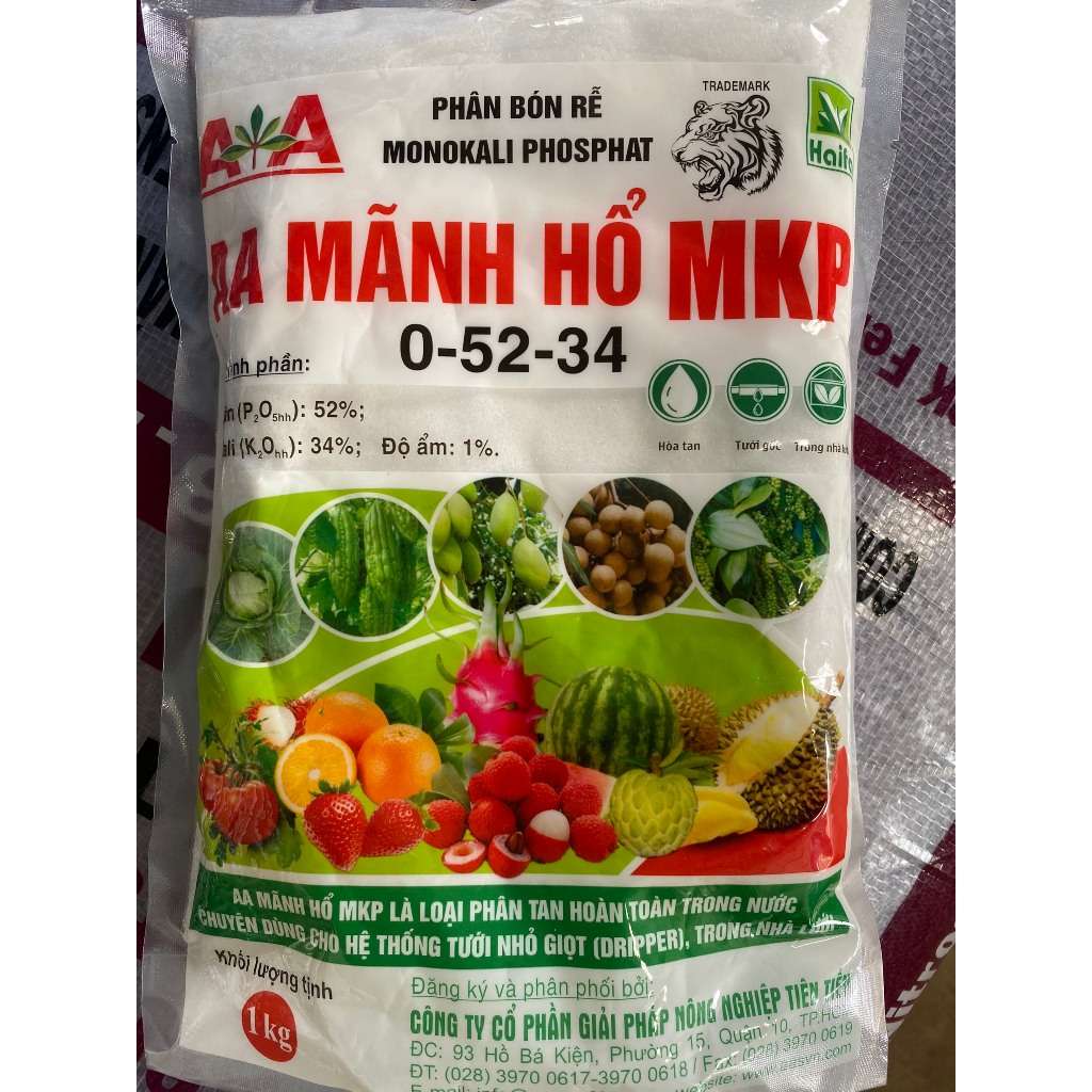 Phân bón lá MKP Haifa xuất sứ Israel gói 1Kg | Shopee Việt Nam