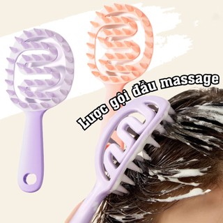Lược gội đầu massage có tay cầm hàng nội đia cao cấp, sạch gàu, giảm rụng tóc, gỡ rối, kích thích mọc tóc
