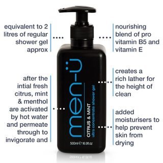 Sữa tắm siêu đậm đặc Men-U Citrus & Mint Shower Gel