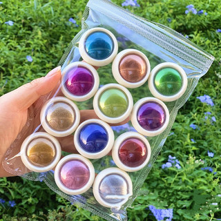 tráng gương nail - set bột chà tráng gương nhiều tông màu siêu sáng