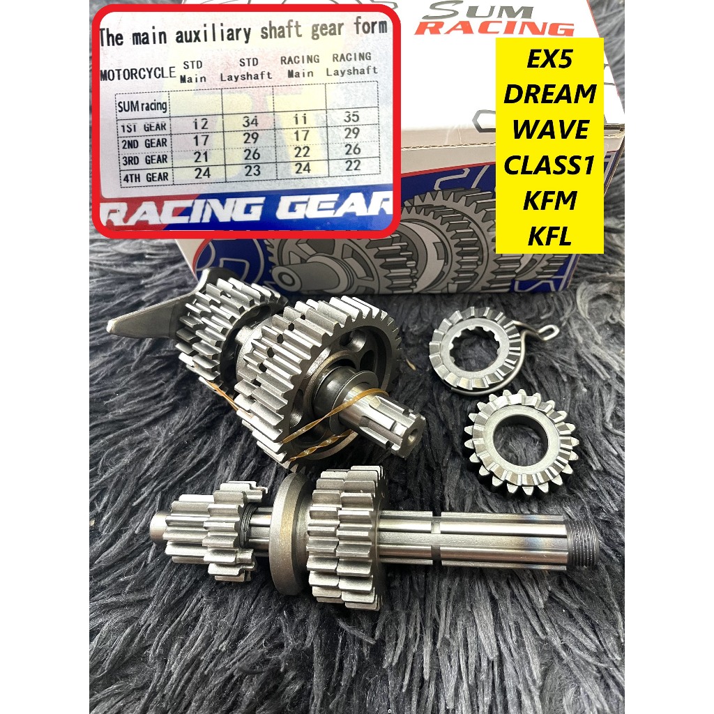Bộ Nhông Truyền Động cho EX5 DREAM C100 WAVE110 XRM110 CLASS SUPRA Fit ...