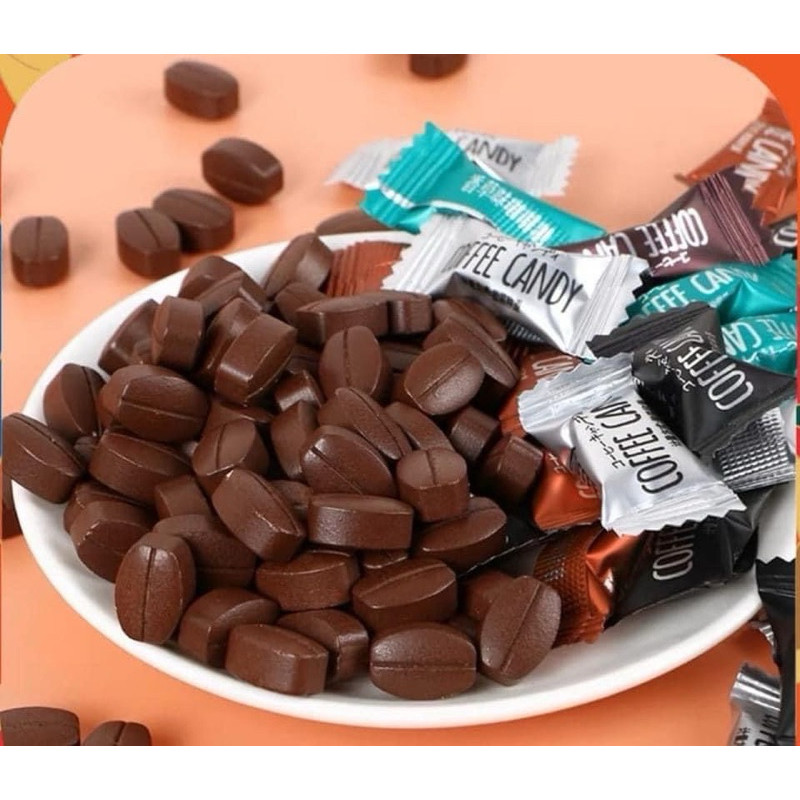 [Mix 8-10 vị] 1kg Kẹo cà phê không đường giảm cân Coffee Candy Pamiriter LOẠI 1 CHÍNH HÃNG