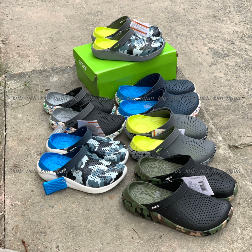Dép sục cross literide camo nam nữ mẫu mới -FREESHIP Hàng loại
