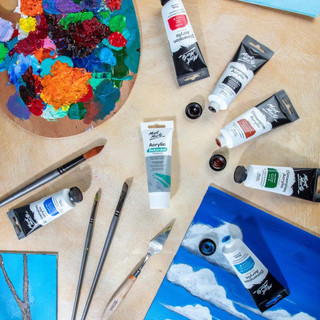 MONT MARTE - Dung môi pha màu Acrylic / Medium tạo hiệu ứng cho màu Sản phẩm bổ trợ Màu Acrylic vẽ giày, áo, vải, gốm sứ