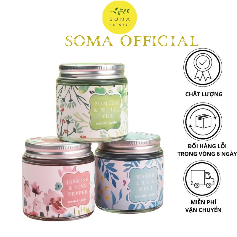 Nên Thơm Phòng Four Seasons Từ Sáp Đậu Nành Tạo Hương Thơm Thư Giãn NEN12 180g