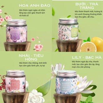 Nên Thơm Phòng Four Seasons Từ Sáp Đậu Nành Tạo Hương Thơm Thư Giãn NEN12 180g