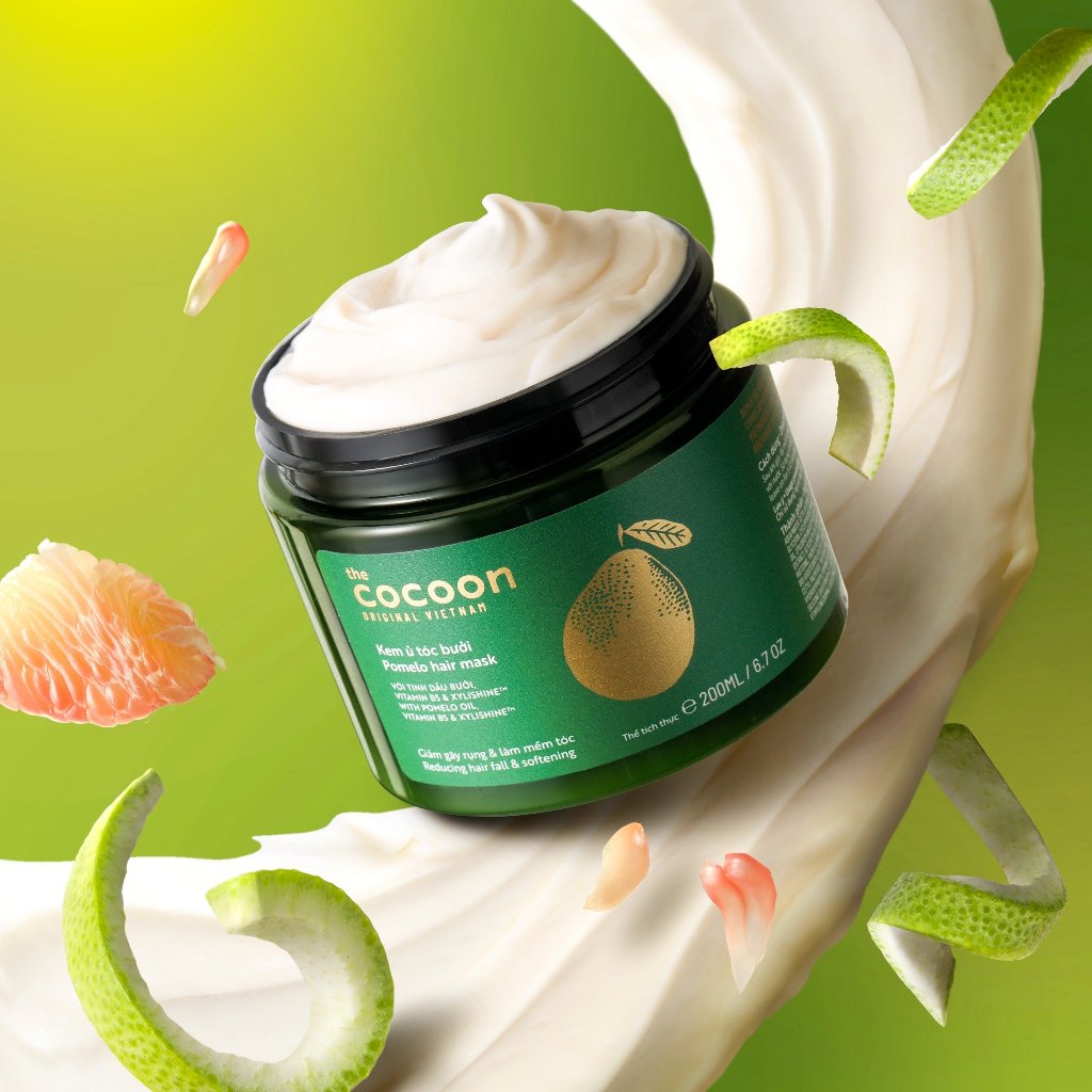 HÀNG TẶNG KHÔNG BÁN - Kem ủ tóc bưởi Cocoon giảm gãy rụng và làm mềm tóc 200ml