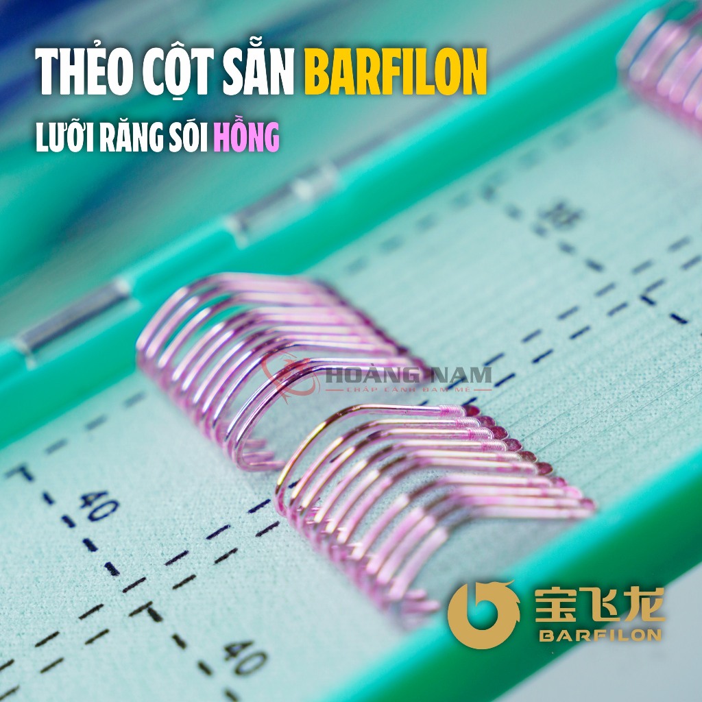 Hộp Thẻo Buộc Sẵn Barfilon - Màu Hồng