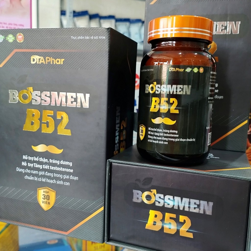 BOSSMEN B52 tăng cường sinh lý nam giới (Lọ 30 viên) | Shopee Việt Nam