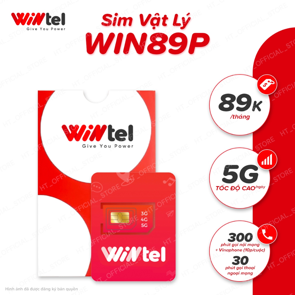 Sim 4g Wintel Win89p Sim Data Tốc Độ Cao Không Giới Hạn Shopee Việt Nam 