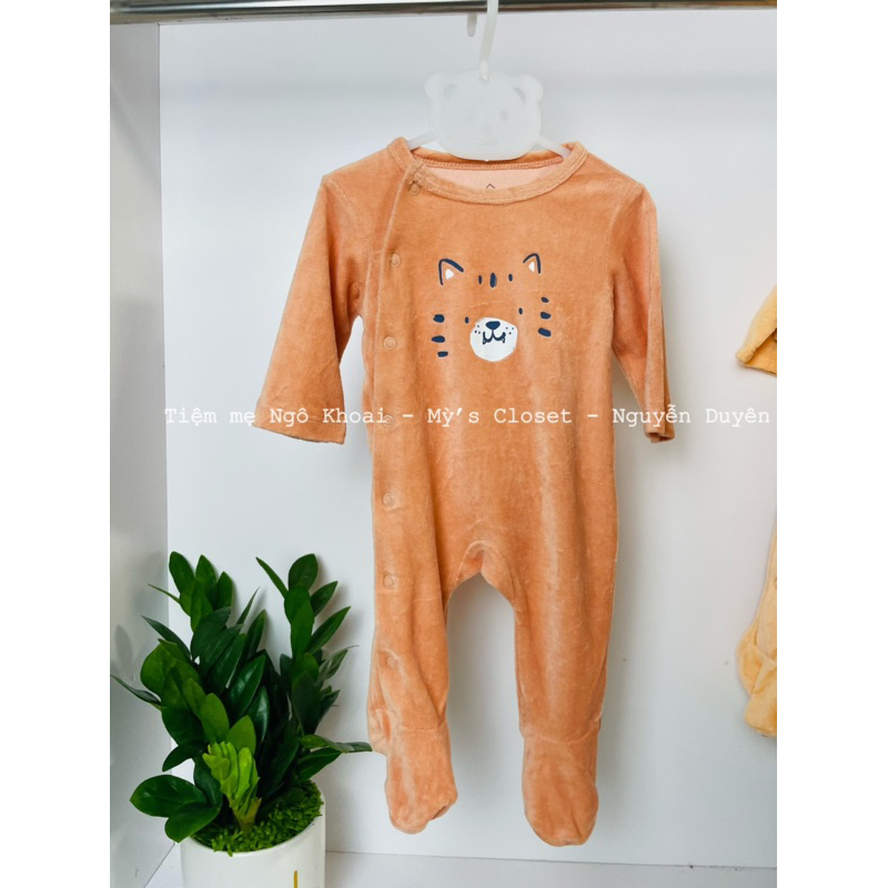 [MD56] 6-9-12M Body sleep sơ sinh nỉ nhung xuất xịn cho bé yêu ấm áo