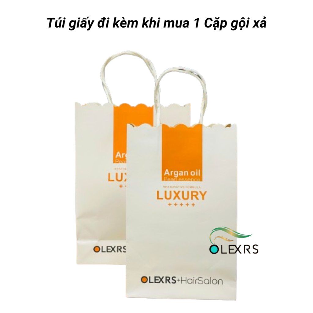 Ảnh Cặp Dầu Gội Xả Olexrs+Hairsalon LUXURY Phục Hồi, Chống Rụng Tóc 960ml 3