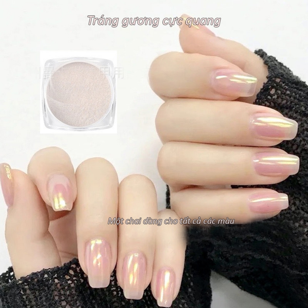 Bột tráng gương cực quang dùng cho tất cả các màu nền