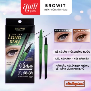 Dạ kẻ mắt BROWIT BY NONGCHAT Aurora Long Stay Eyeliner 0.5g Siêu Sắc Nét