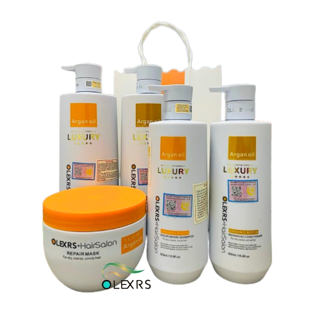 Ảnh Dầu Gội Xả Phục Hồi, Chống Rụng Tóc Olexrs Hair Salon Luxury 500ml/960ml 2