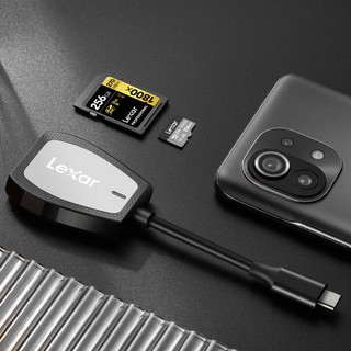 Đầu đọc thẻ nhớ 2 khe cắm Lexar RW470 Dual-Slot SD/ MicroSD USB 3.2 Type-C, tốc độ 312Mb/s, BH 2 năm
