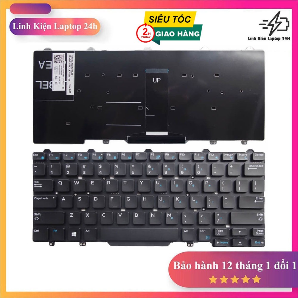 Clavier AZERTY Français Noir Pour Dell Latitude 3350 3340 E5480 - Neuf - Modèle CL-255-E5450AZN