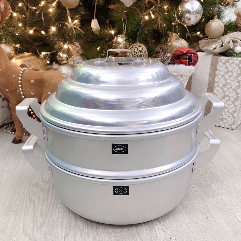 Xửng hấp Xôi nhôm Thanh Hiền -Kim Sang 50cm đến 66cm -không kèm vỉ - Nồi Hấp bánh bao