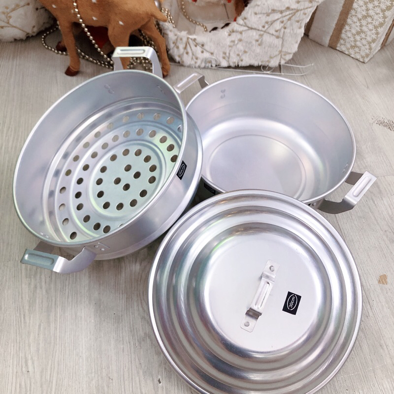 Xửng hấp Xôi nhôm Thanh Hiền -Kim Sang 50cm đến 66cm -không kèm vỉ - Nồi Hấp bánh bao