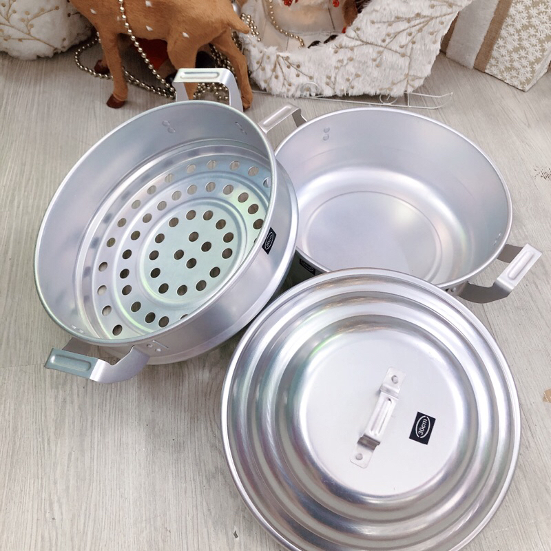 Xửng hấp Xôi nhôm Thanh Hiền -Kim Sang 50cm đến 66cm -không kèm vỉ - Nồi Hấp bánh bao