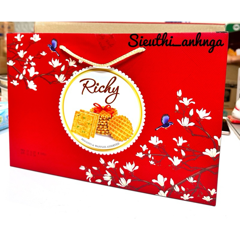 Bánh Quy Giòn Vị Hành Richy Quai Xách 369g | Shopee Việt Nam