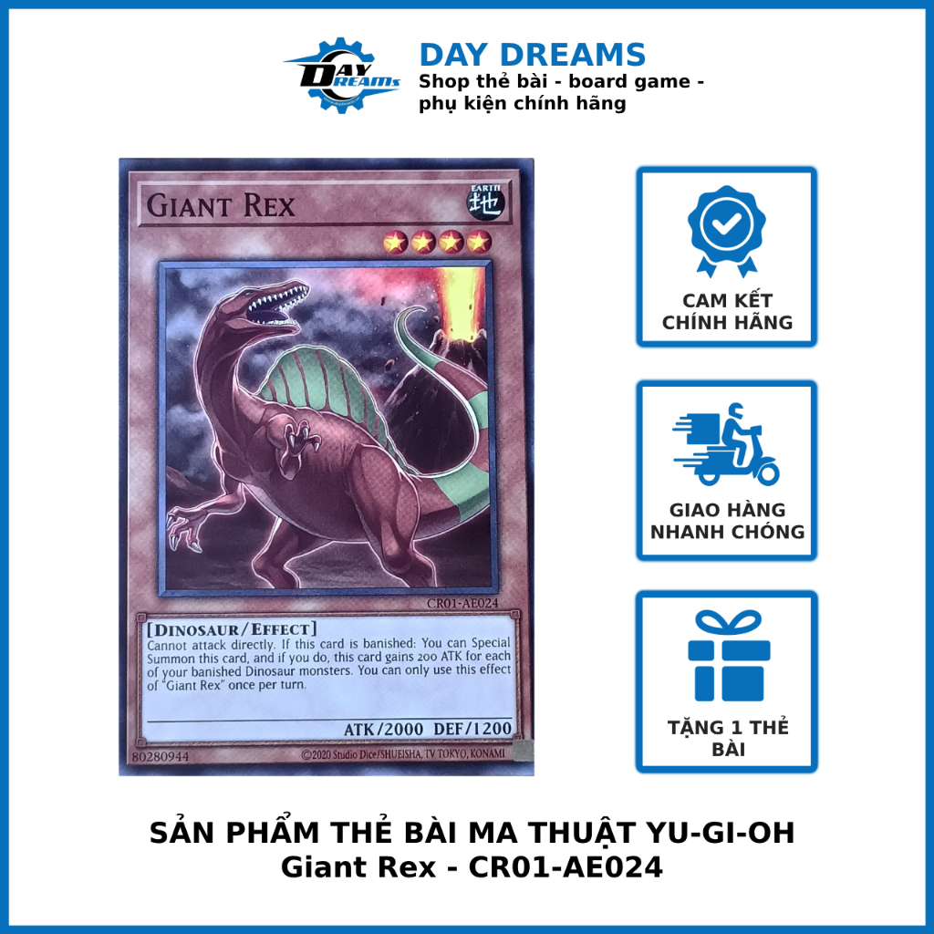 giant rex yugioh card Amazon.com: Giant Rex - MGED-EN055 - Rare main image 0