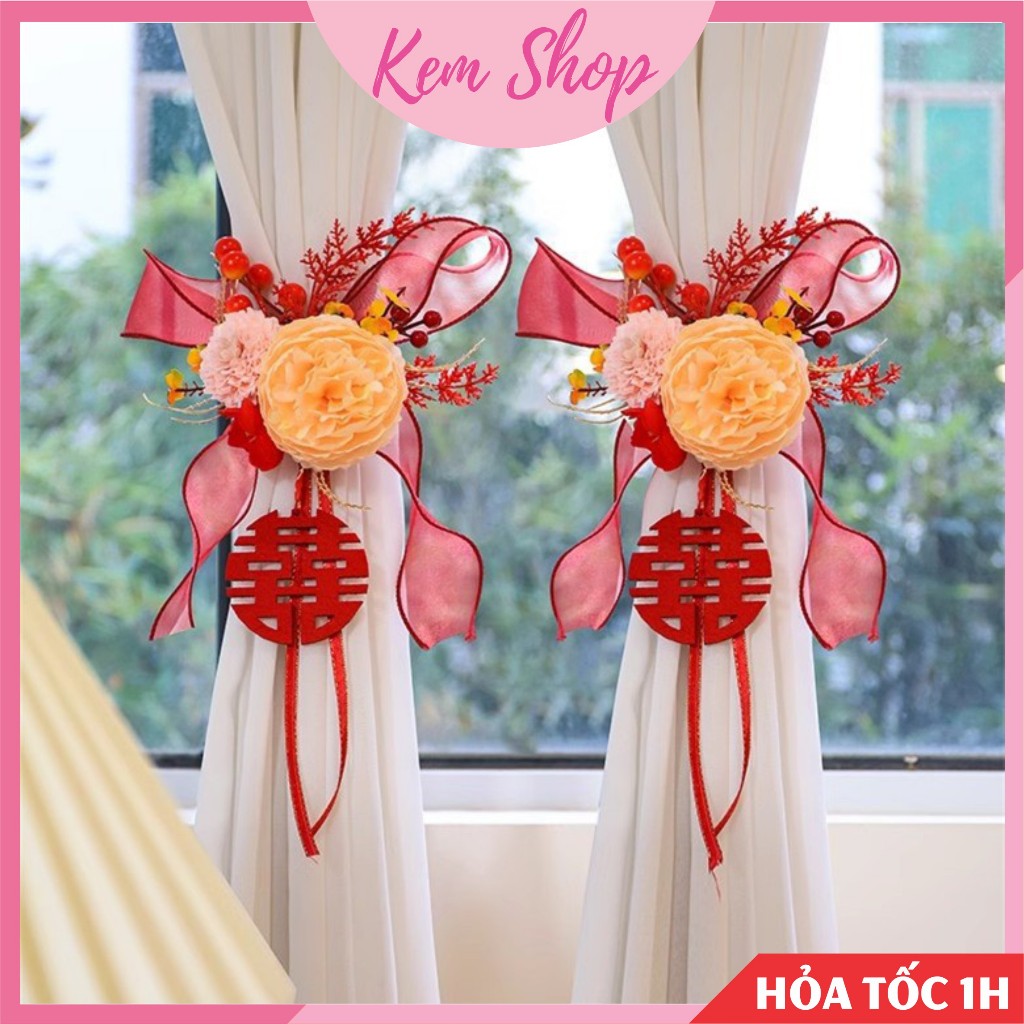 Cuộn ruy băng voan lụa viền sóng bản 4cm dài 9m trang trí buộc nơ, gói quà - Kem Shop K367