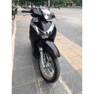 Tem honda chữ cong màu bạc nền trong suốt 65mm dán mặt nạ sh mode