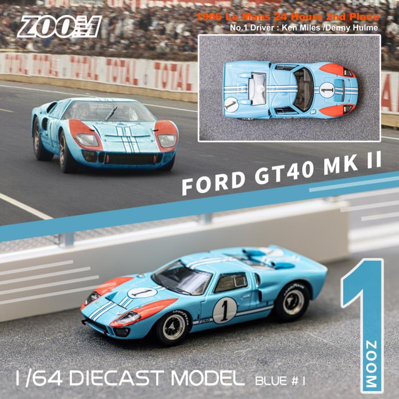 ZOOM 1/64 フォード Ford GT40 Mk.I #9 ZOOM 1/64 フォード Ford GT40 Mk.
