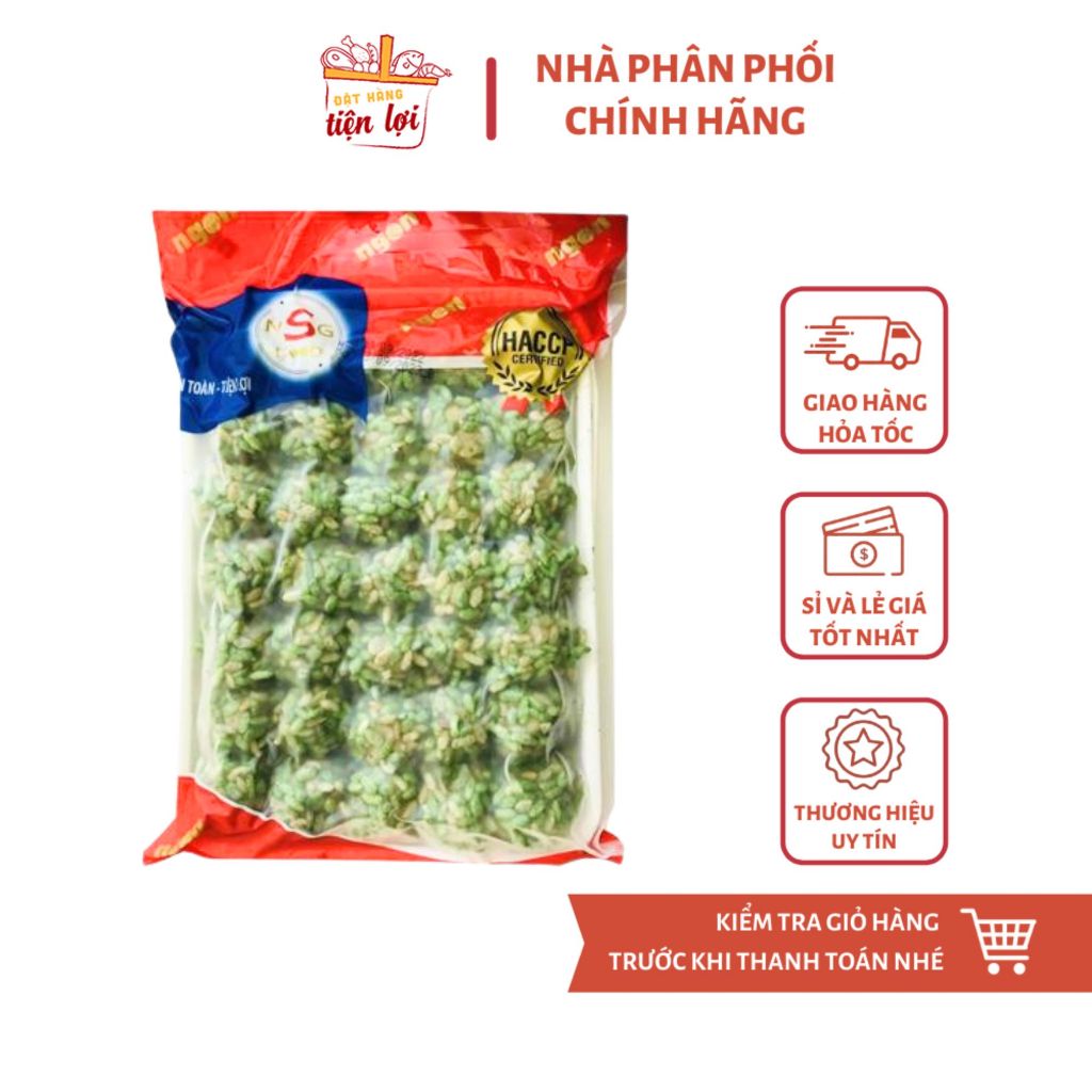 Viên chả cá cốm xanh Ongon 500g siêu ngon (Giao hàng hỏa tốc HCM ...