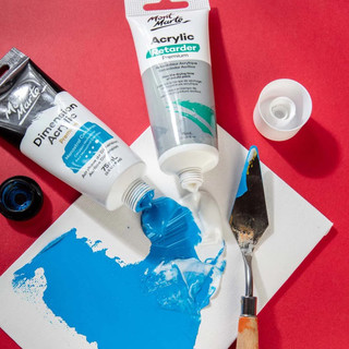 MONT MARTE - Dung môi pha màu Acrylic / Medium tạo hiệu ứng cho màu Sản phẩm bổ trợ Màu Acrylic vẽ giày, áo, vải, gốm sứ