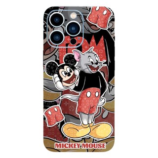 Tấm dán Skin Mặt Sau Tom Jerry MS02 FULL VIỀN 15 pro max , 14 pro max , 13 pro max , 12 pro max , 11 pro max - FukiShop