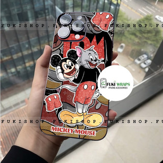Tấm dán Skin Mặt Sau Tom Jerry MS02 FULL VIỀN 15 pro max , 14 pro max , 13 pro max , 12 pro max , 11 pro max - FukiShop