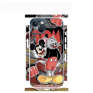 Tấm dán Skin Mặt Sau Tom Jerry MS02 FULL VIỀN 15 pro max , 14 pro max , 13 pro max , 12 pro max , 11 pro max - FukiShop