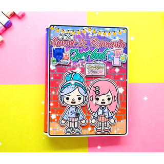 Ngôi nhà của 2 cô nàng Streamer - búp bê giấy Tocaboca