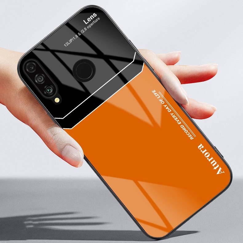 Ốp Lưng HUAWEI P30 LITE Mặt Lưng Kính Cường Lực Sáng Bóng