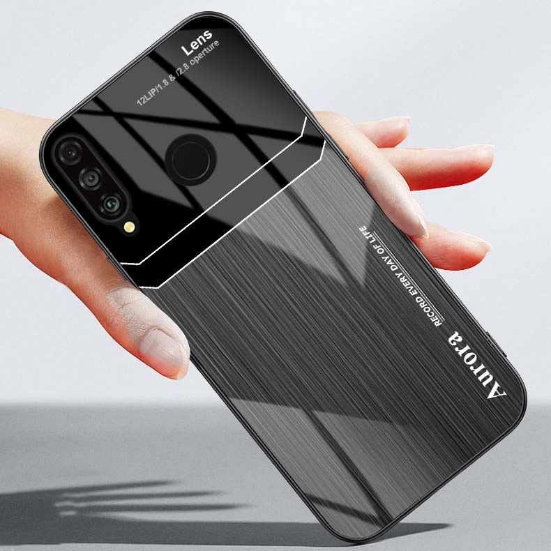 Ốp Lưng HUAWEI P30 LITE Mặt Lưng Kính Cường Lực Sáng Bóng