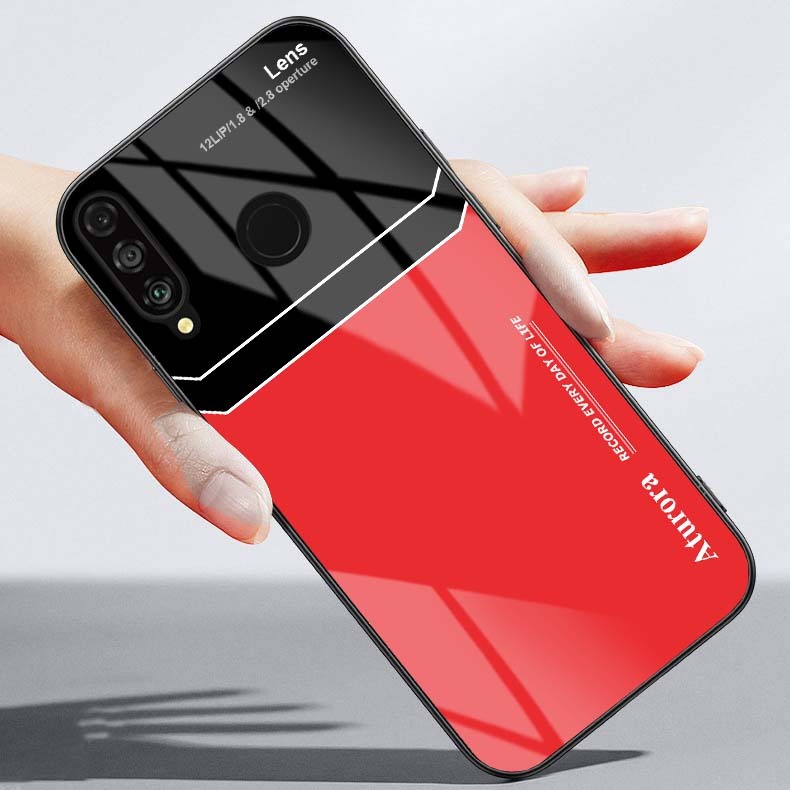 Ốp Lưng HUAWEI P30 LITE Mặt Lưng Kính Cường Lực Sáng Bóng