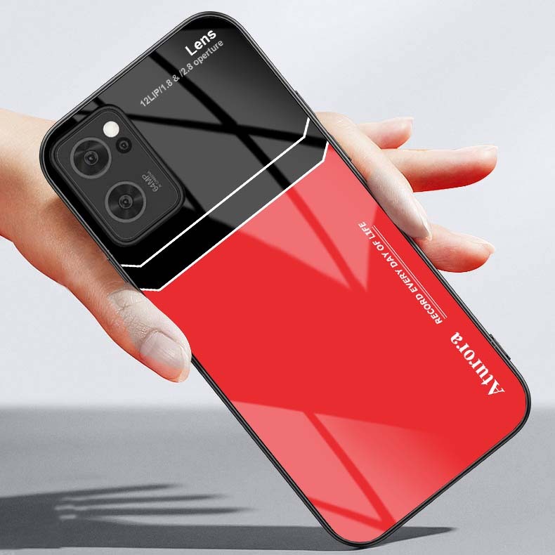 Ốp Lưng OPPO RENO 7 5G Mặt Lưng Kính Cường Lực Sáng Bóng