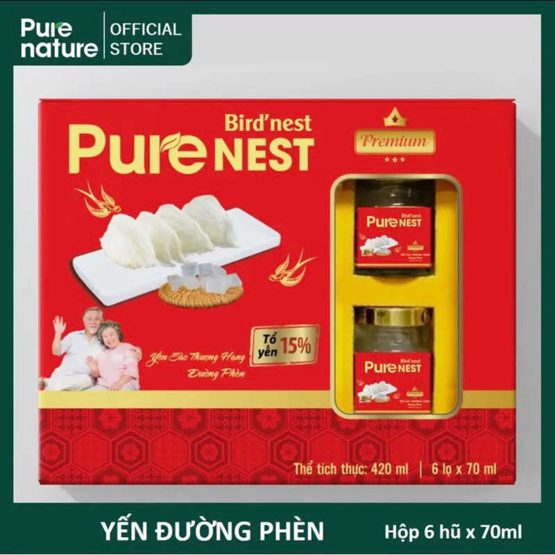 PURE NEST – YẾN SÀO CAO CẤP ĐƯỜNG PHÈN (Date 2026)