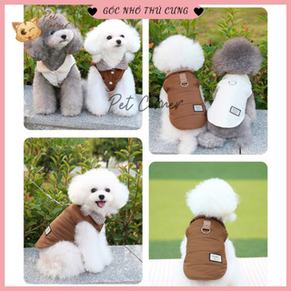 Áo khoác phao cho chó mèo - Gile giữ ấm mùa đông cho thú cưng