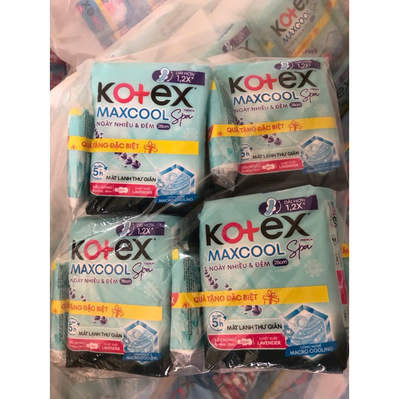 Băng vệ sinh Kotex thảo dược Cool siêu mỏng cánh tặng