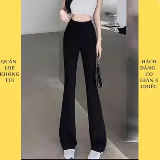 Quần Ống Loe Lưng Cao Legging Ôm Body, Quần Legging Ống Loe Cạp Cao Form Đẹp Tôn Dáng Xinh Vietcen